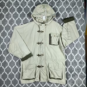 Urban Equipment Canvas Field Jacket Men Medium Utility Coat Lobster Clasp Heavy